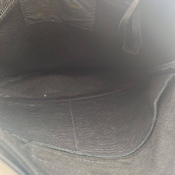 Dry Creek Leather Black Retro Abstract Shoulder Bag - Picture 6 of 6